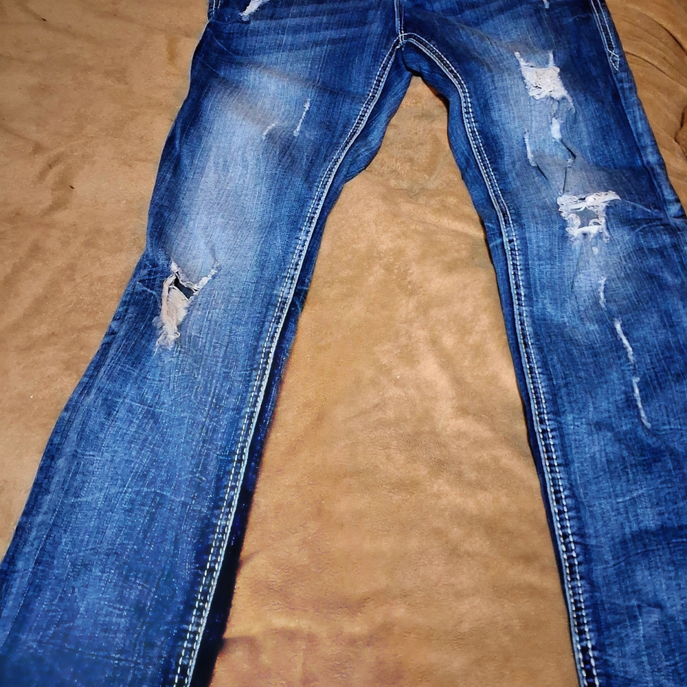 Rock Revial Blue Mid-Rise Jeans